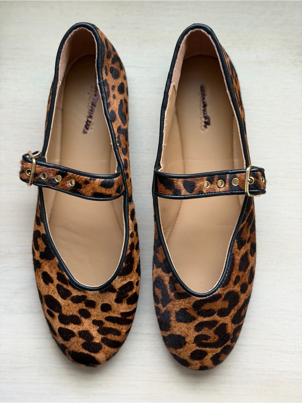 Madewell The Remy Mary Jane Flat in Caramel Multi, Size 8 - Picture 7 of 10
